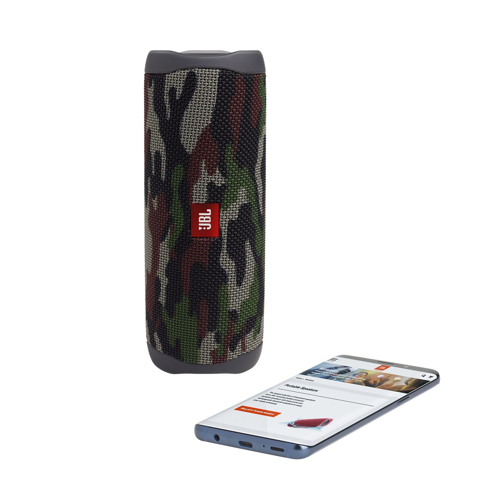 JBL Flip 5 - Squad - Portable Waterproof Speaker - Detailshot 2